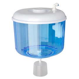 China Material transparente del ABS del pote del purificador del agua mineral del azul 7L para el sistema del filtro de agua proveedor