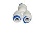 1/4&quot; conector rápido de la forma de la junta de camiseta de los accesorios K702/K706 del purificador del agua del tubo Y proveedor