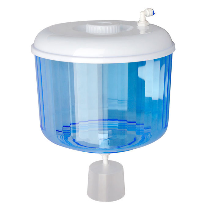 Botella plástica 8L de la tubería del pote directo del agua mineral para el sistema del filtro de agua