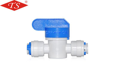 China Plástico 1/4&quot; artículo de conexión del hilo de los accesorios del purificador del agua del valor de la bola del retroceso proveedor