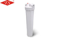 China Color blanco cárter del filtro de 20 pulgadas, piezas del circuito de agua del RO altamente durables fábrica