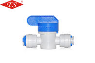 China Plástico 1/4&quot; artículo de conexión del hilo de los accesorios del purificador del agua del valor de la bola del retroceso fábrica