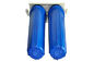 20&quot; filtro de agua de la etapa del doble parte aspecto azul del color de la presión máxima 32kg proveedor
