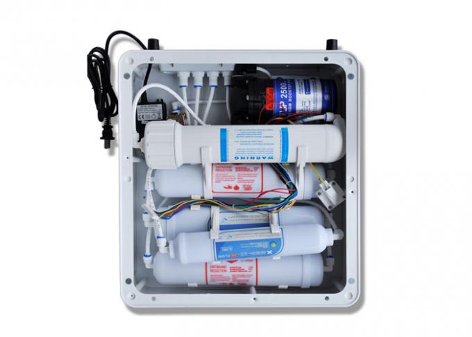 Sistema del purificador del agua del RO de cinco etapas poder clasificado de la talla 28,8W del filtro de 10 pulgadas