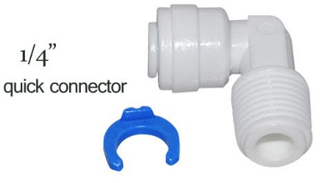 1/4" Colocación-conector rápido del RO del agua Fitting/K4044/K4042 del RO del codo para el purificador del agua del RO