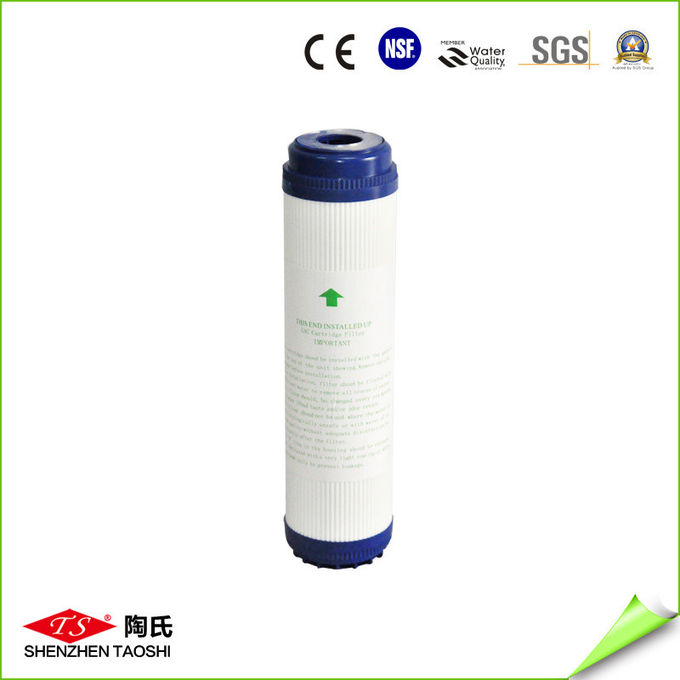11" cartucho de filtro activado granular del carbono, tipo de la sinterización del cartucho de filtro del purificador del agua