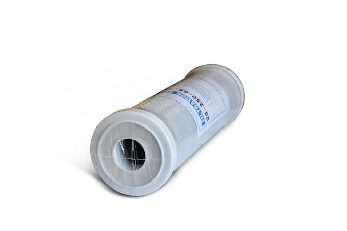 Artículo materiales alcalinos de la cubierta de PVC del cartucho de filtro de agua del CTO de 10 pulgadas