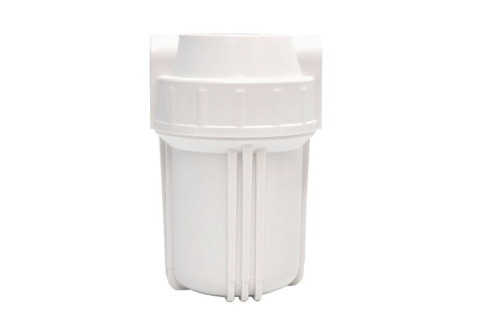 Material no tóxico blanco del cárter del filtro del RO del color de 5 pulgadas para el sistema del purificador del agua
