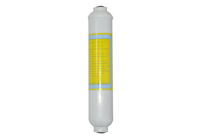Sistema en línea de la filtración de la pequeña resina T33, en la línea peso de los cartuchos de filtro de agua 320g