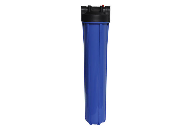 Cárter del filtro azul ligero, cárter del filtro plástico de agua para del RO la filtración pre