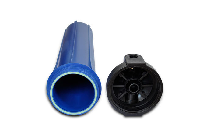 Cárter del filtro azul ligero, cárter del filtro plástico de agua para del RO la filtración pre